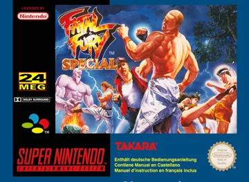 Fatal Fury Special (Europe) (Beta) box cover front